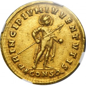 Rímska ríša, Gracián, Solidus - NGC XF