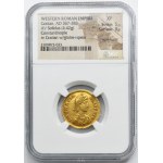 Rímska ríša, Gracián, Solidus - NGC XF