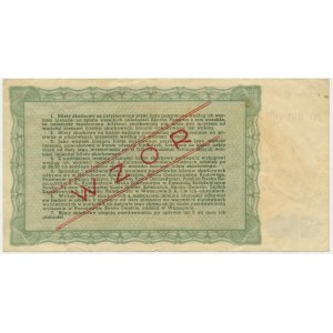 3,65% Bilet Skarbowy, Emisja I, 1945, 1.000 zł - WZÓR