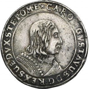 Pomerania, Swedish rule, Karl X Gustav, Thaler Stettin 1655 - RARE