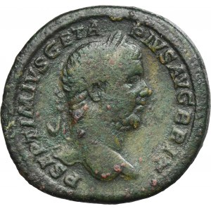 Roman Imperial, Geta, Sestertius