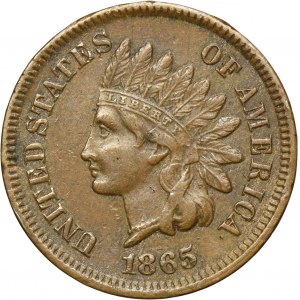 USA, 1 Cent 1865 - Indian Head