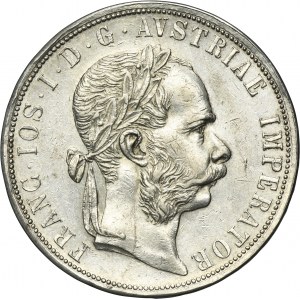 Austria, Franz Joseph I, 2 Florin Wienn 1875