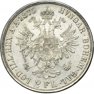 Austria, Franz Joseph I, 2 Florin Wienn 1875