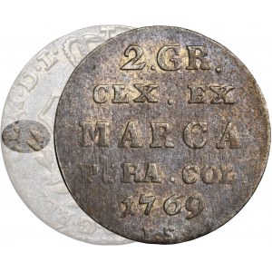 Poniatowski, 2 Groschen Warsaw 1769 IS