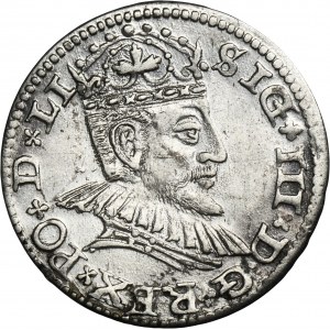 Sigismund III Vasa, 3 Groschen Riga 1590