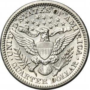 USA, 1/4 Dollar Philadelphia 1903 - Barber