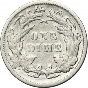 USA, 1 Dime Philadelphia 1890 - Seated Liberty