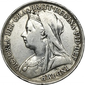 Great Britain, Victoria, 1 Crown London 1895