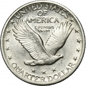 USA, 1/4 Dollar Philadelphie 1920 - Liberté debout