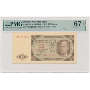 10 złotych 1948 - AW - PMG 67 EPQ