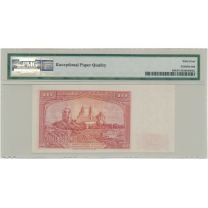 10 złotych 1939 - E - PMG 64 EPQ