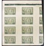 Arkusze banknotów 50 złotych 1936 Dąbrowski - z paserami drukarskimi