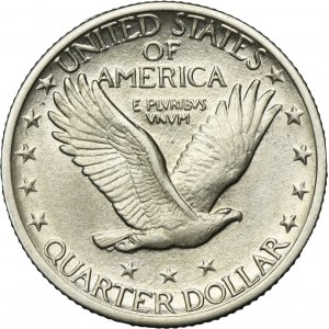 USA, 1/4 Dollar San Francisco 1918 - Standing Liberty