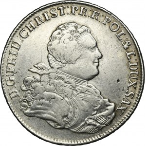 Frederick Christian, Thaler Leipzig 1763 IFóF