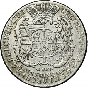 Frederick Christian, Thaler Leipzig 1763 IFóF