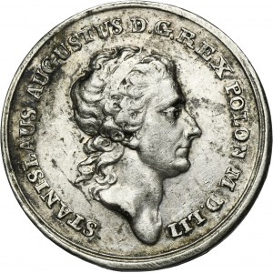 Poniatowski, médaille d'honneur Merentibus 1766