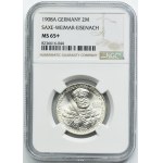 Germany, Saxony-Weimar-Eisenach, Wilhelm Ernst, 2 Marki Berlin 1908 - University of Jena - NGC MS65+