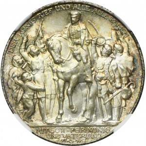 Germany, Kingdom of Prussia, Wilhelm II, 2 Mark Berlin 1913 A - NGC MS65