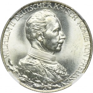 Germany, Kingdom of Prussia, Wilhelm II, 2 Mark Berlin 1913 A - NGC MS66