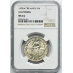Germany, Weimar Republic, 3 Mark Berlin 1928 A - Naumburg - NGC MS65