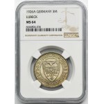 Germany, Weimar Republic, 3 Mark Berlin 1926 A - NGC MS64
