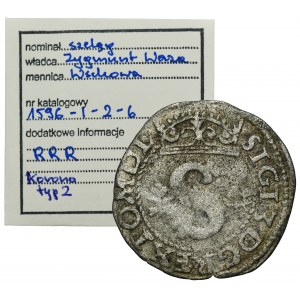 Sigismund III Vasa, Schilling Fraustadt 1596 - VERY RARE, ex. Marzęta