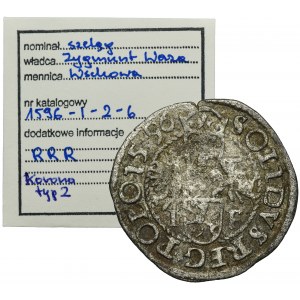 Sigismund III Vasa, Schilling Fraustadt 1596 - VERY RARE, ex. Marzęta