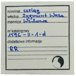 Sigismund III Vasa, Schilling Fraustadt 1596 - RARE, ex. Marzęta