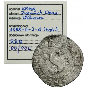 Sigismond III Vasa, Wschowa 1598 - RARE, ILLUSTRÉE, ex. Marzęta