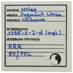 Sigismond III Vasa, Wschowa 1598 - RARE, ILLUSTRÉE, ex. Marzęta