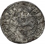 Sigismund III Vasa, Schilling Fraustadt 1600 - letter F under the eagle - ex. Marzęta