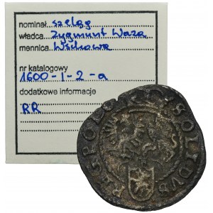 Sigismond III Vasa, Wschowa 1600 - lettre F sur Lewart - RZDKI, ILLUSTRATED, ex. Marzęta