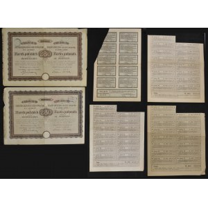 Ziemski Bank Kredytowy S.A., 280 mkp 15.02.1921 - zestaw 2 szt.