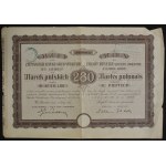 Ziemski Bank Kredytowy S.A., 280 mkp 15.02.1921 - zestaw 2 szt.