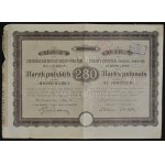 Ziemski Bank Kredytowy S.A., 280 mkp 15.02.1921 - zestaw 2 szt.