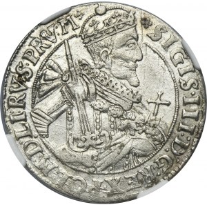 Sigismond III Vasa, Ort Bydgoszcz 1623 - PRV M - NGC MS61