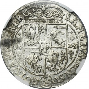 Sigismond III Vasa, Ort Bydgoszcz 1623 - PRV M - NGC MS61