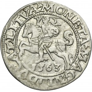 Sigismund II August, 1/2 Groschen Vilnius 1563 - LI/LITVA