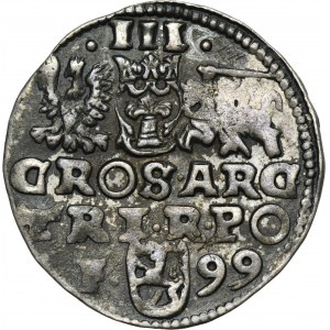Sigismund III Vasa, 3 Groschen Fraustadt 1599 - SIG 3