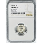 USA, 1 Dime Denver 1912 D - Barber - NGC UNC DETAILS
