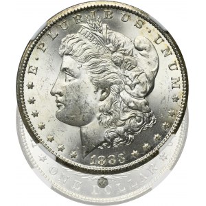 USA, 1 Dollar Carson City 1883 CC - Morgan - NGC MS62
