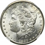 USA, 1 Dollar Carson City 1883 CC - Morgan - NGC MS62