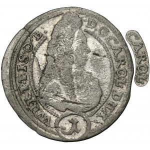 Silesia, Duchy of Oels, Karl Friedrich, 1 Kreuzer Oels 1704 CVL - VERY RARE