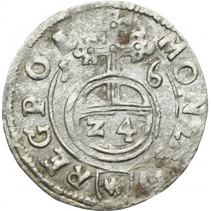 Žigmund III Vaza, Półtorak Bydgoszcz 1616 - erb Abdank