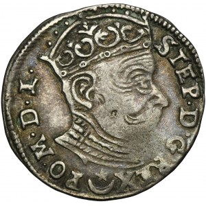 Stephen Bathory, 3 Groschen Vilnius 1582 - L/LIT