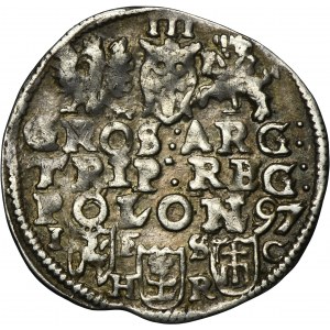 Sigismund III Vasa, 3 Groschen Bromberg 1597