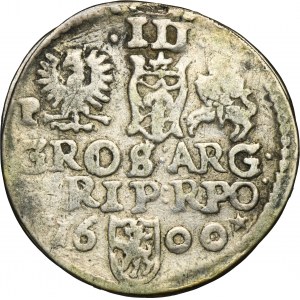 Sigismond III Vasa, Trojak Poznań 1600 - P par l'Aigle