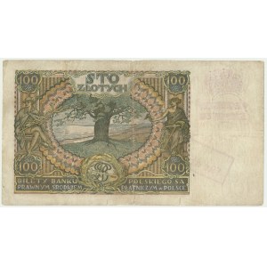 100 or 1932(9) - Ser.AO. - lw. tirets en bas - réimpression fausse occupation -.