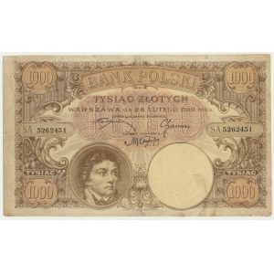 1.000 złotych 1919 - S.A. -